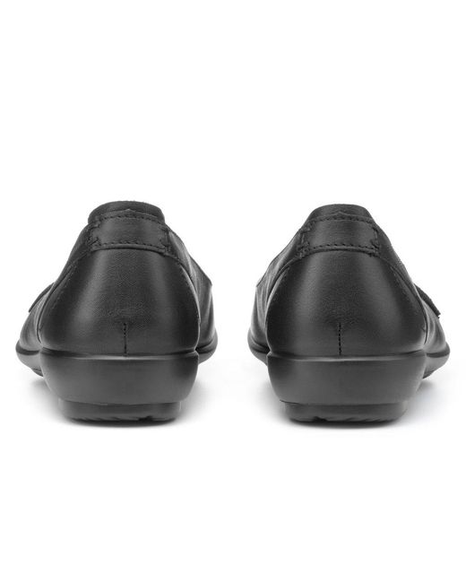 Hotter Black Robyn Ii Wide Fit Pumps