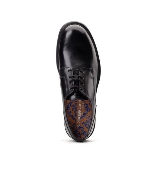 Base London Black Locke Lace Up Shoes for men