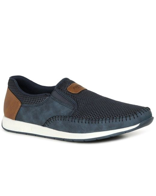 Rieker Blue Mantle Shoes for men