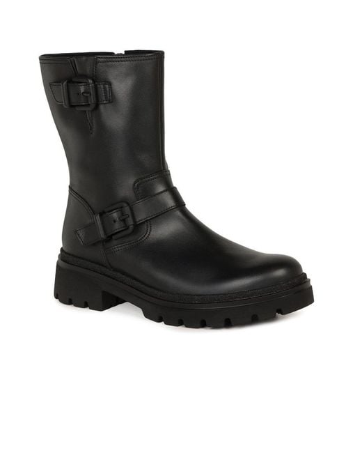 Gabor Black Dino Biker Boots
