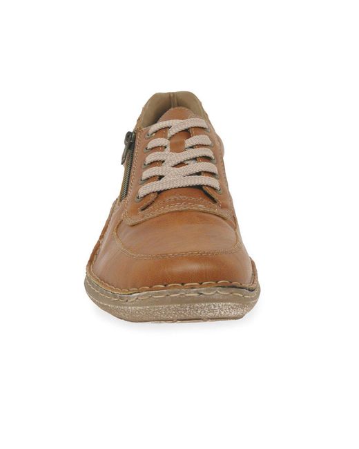 Rieker Brown Dipton Casual Lightweight Trainers for men
