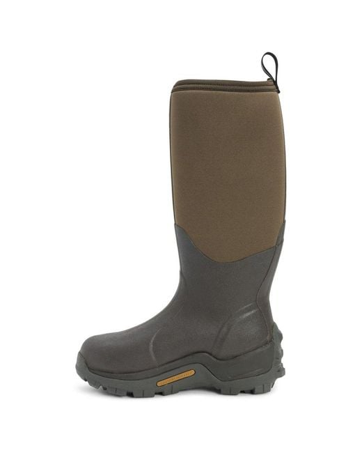 Muck Boot Brown Wetland Hi Wellingtons
