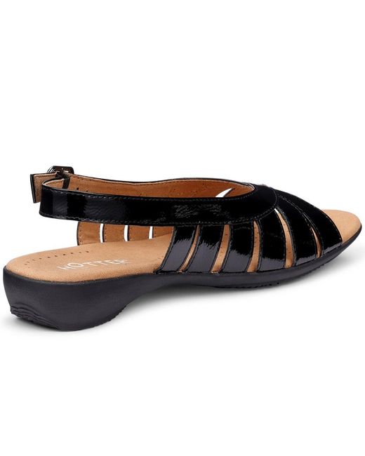 Hotter Blue Sundown Extra Wide Sandals