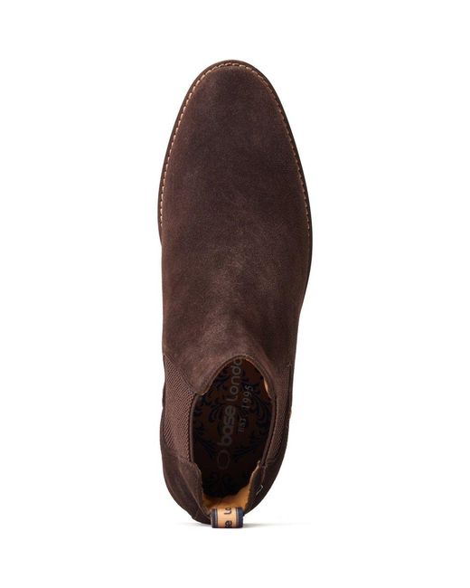 Base London Brown Virgil Chelsea Boots for men