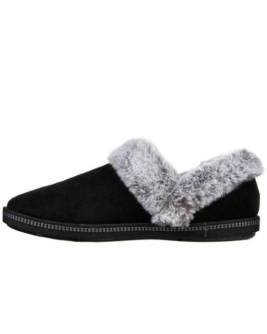 Skechers Black Cozy Campfire Fresh Toast 167219W-Blk Slip On Shoes