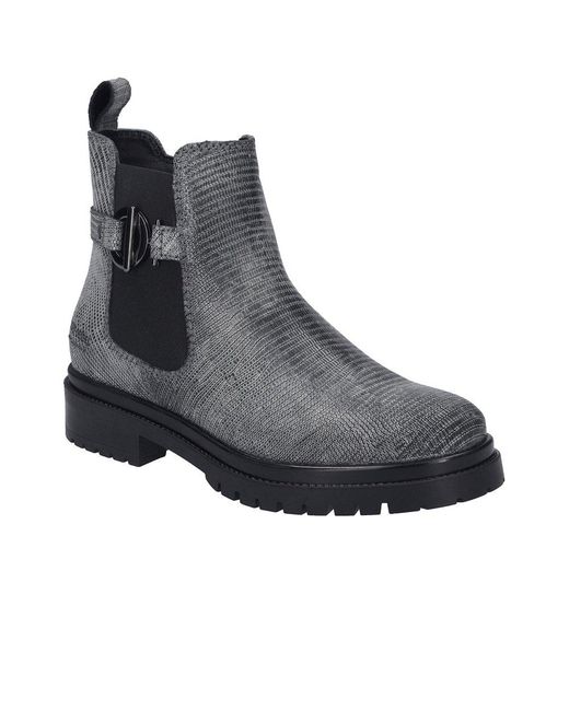Josef Seibel Black Stacey 04 Ankle Boots