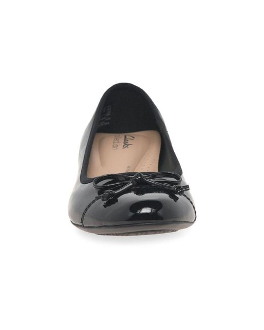 Clarks Black Loreleigh Rae Ballet Pumps