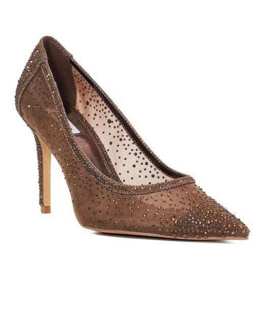 Dune Brown Brightest Court Shoes