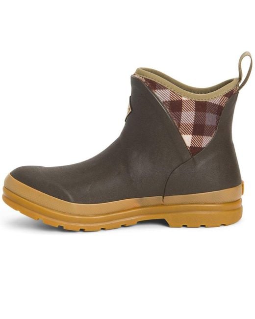 Muck Boot Brown Originals Ankle Wellingtons