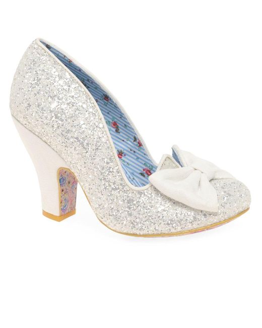 Irregular Choice Blue Nick Of Time Court Shoes