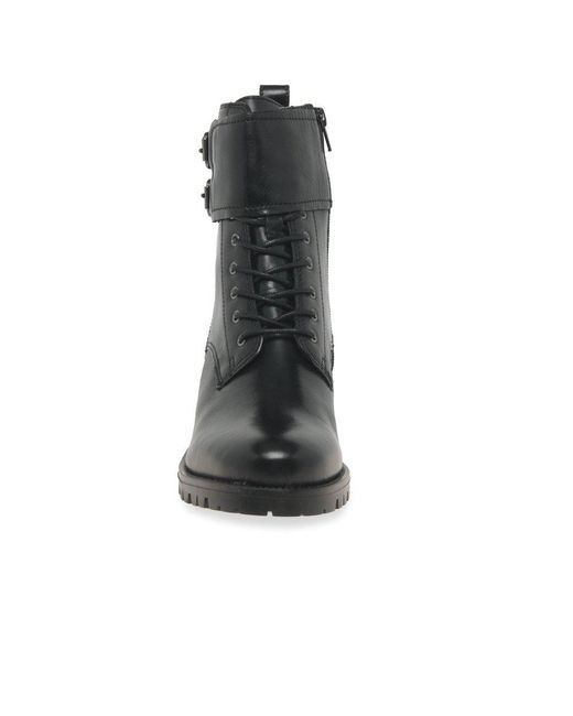 Cara Black Hunt Ii Biker Boots