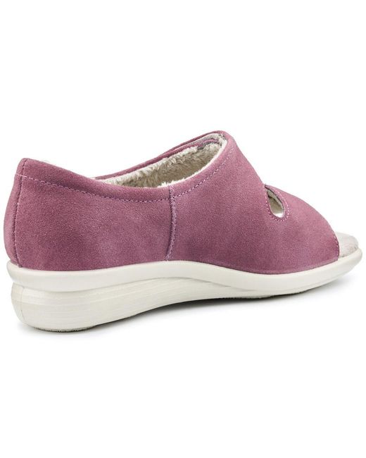 Hotter Pink Siesta Slippers
