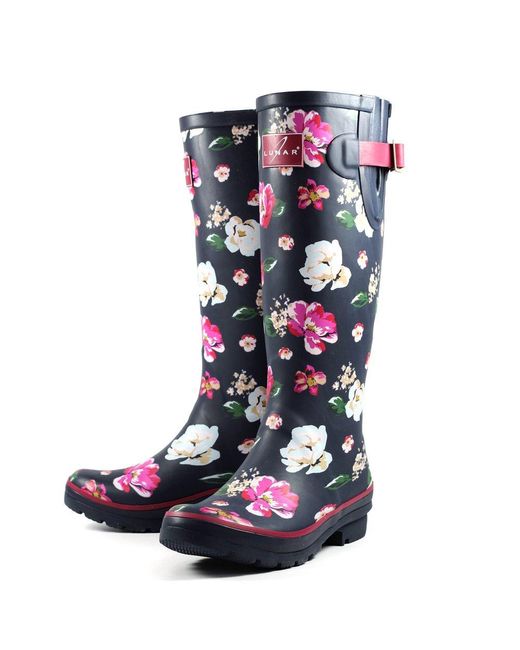 Lunar Blue Garden Wellingtons