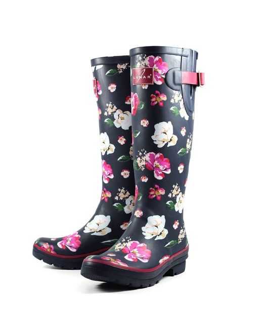 Lunar Blue Garden Wellingtons