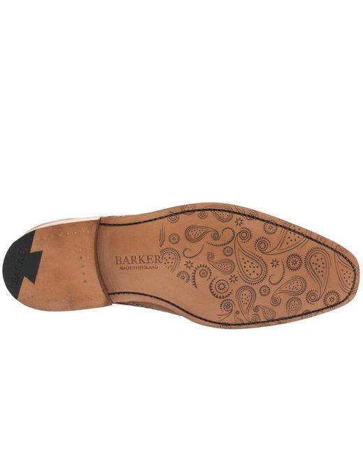 Barker Brown Men's Tan 'grant' Wingtip Brogue for men