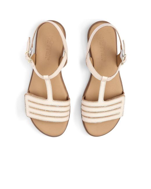 Hotter Metallic Lyla Sandals