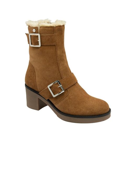 Ravel Brown Naburn Ankle Boots