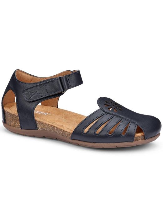Hotter Blue Dinaric Sandals
