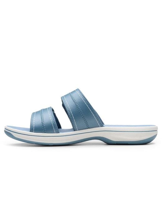 Clarks Blue Brinkley Maye Sandals