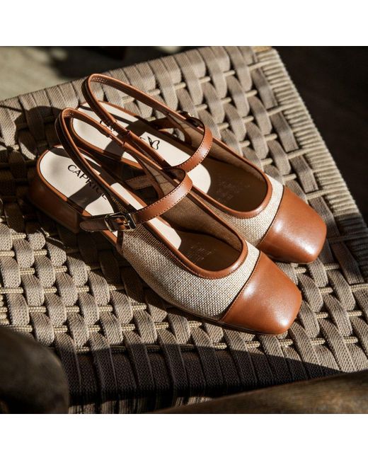 Caprice Brown Voyage Open Court Shoes