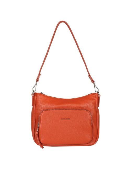 David Jones Red Bordeaux Shoulder Bag