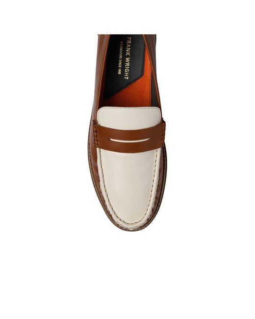 Frank Wright Brown Bremner Loafers for men