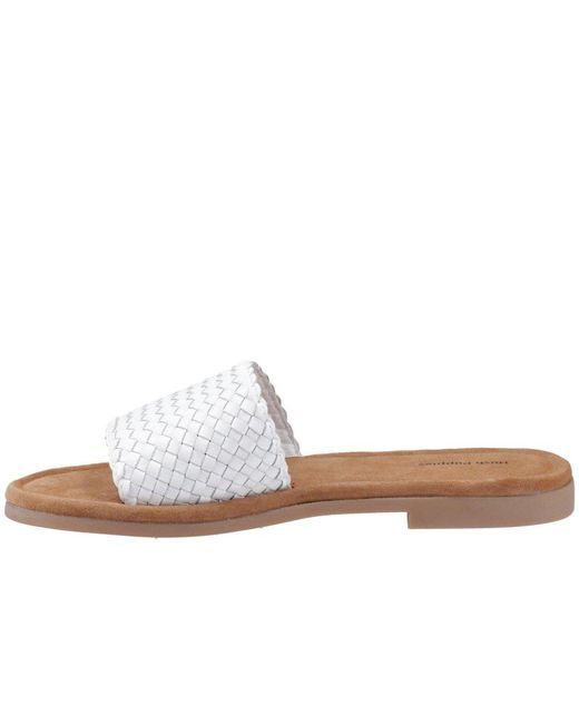 Hush Puppies White Hetty Sandals