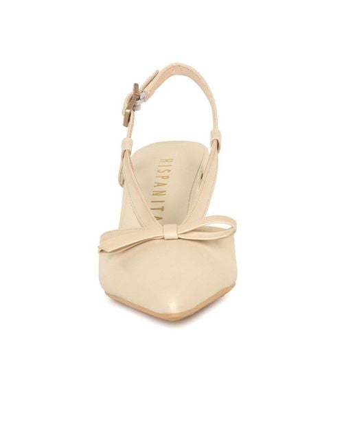 Hispanitas White Giorgia Open Court Shoes