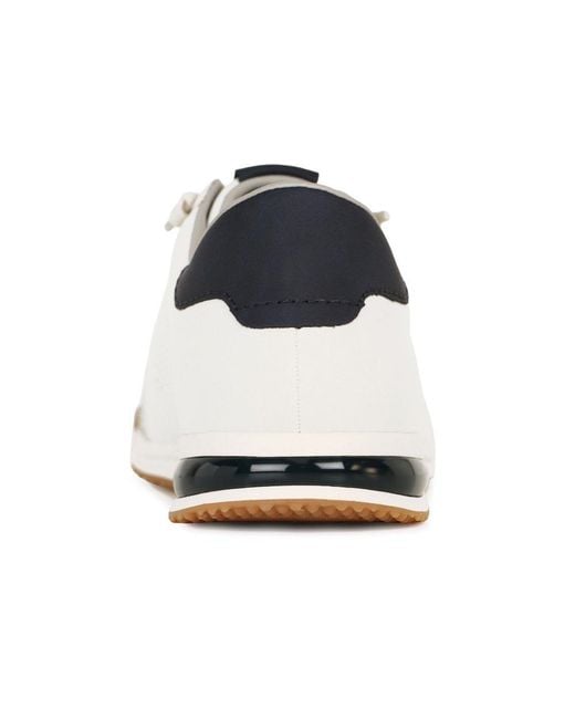 Bugatti White Treble Trainers for men