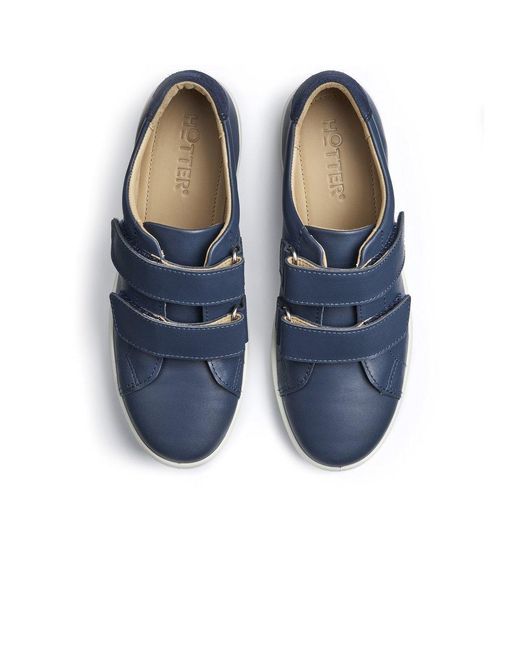 Hotter Blue Wave Casual Slip On Shoes