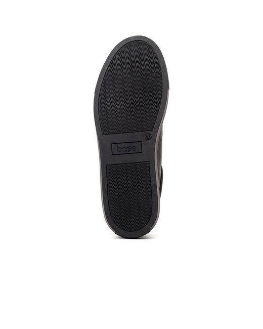 Base London Black Dalston Wallabe Shoes for men