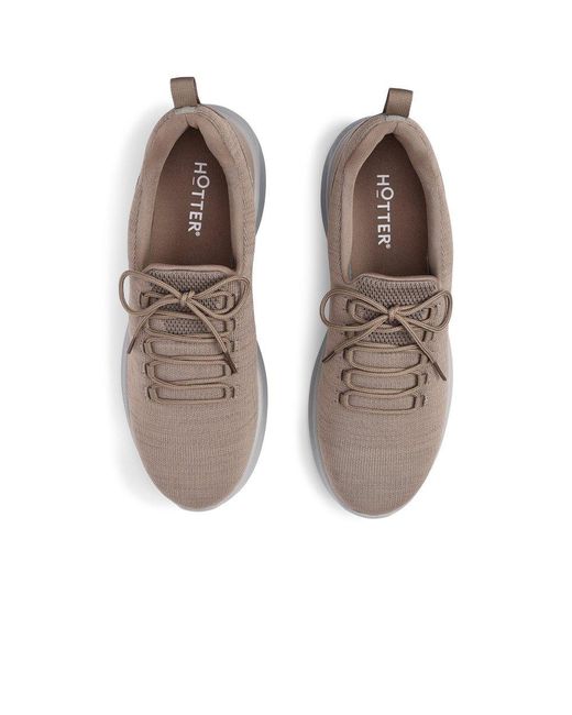 Hotter Gray Defender Trainers for men