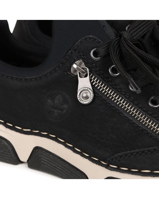 Rieker Black Excursion Trainers