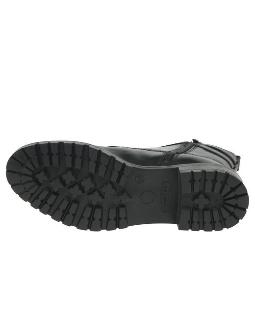 Cara Black Hunt Ii Biker Boots