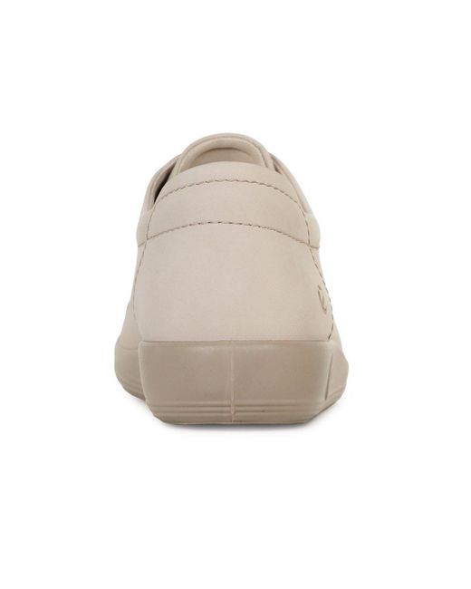 Ecco Gray Soft 2 Lace Trainers