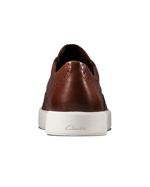 clarks brown casual shoes