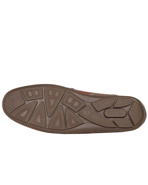 Rieker Brown Stall Shoes for men