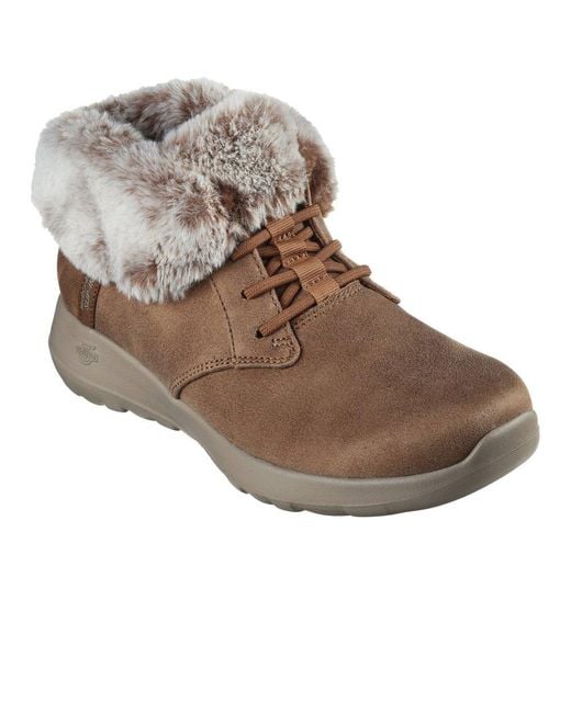 Skechers Brown On-The-Go Joy Cozy Charm