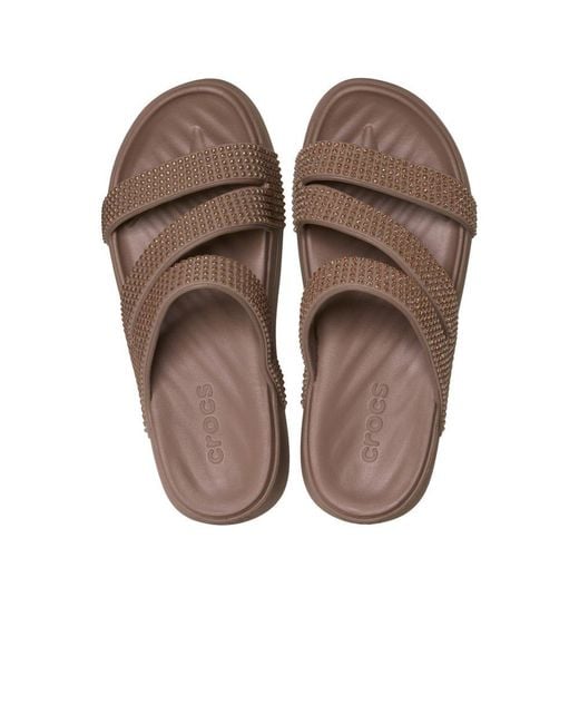 CROCSTM Brown Getaway Strappy Sandals