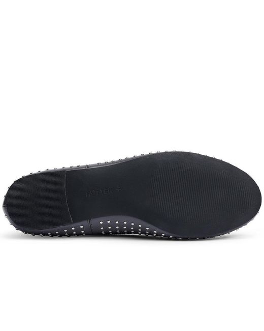 Hotter Black Ebba Ballerina Pumps
