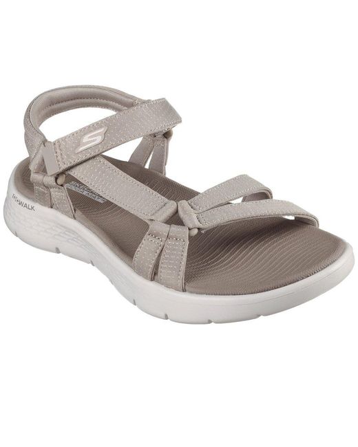 Skechers Gray Go Walk Flex Sublime Sandals