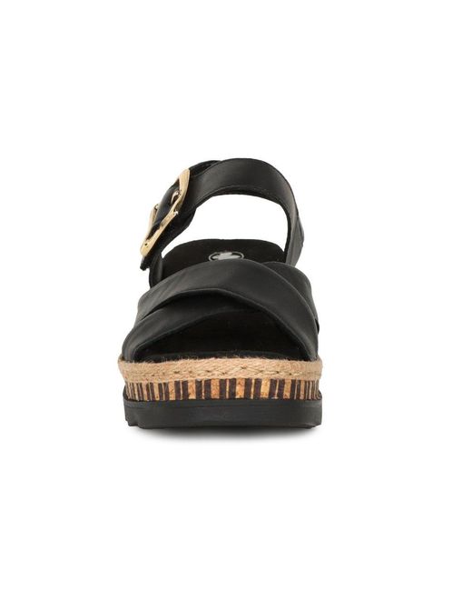 Rieker Black Cayman Sandals