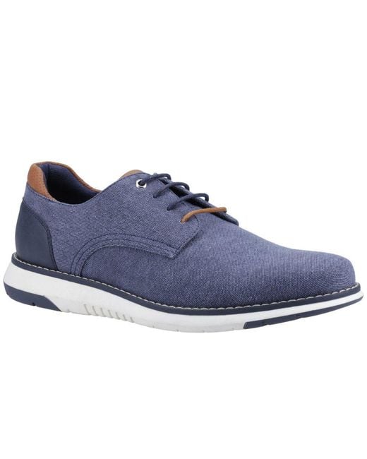 Hush Puppies Blue Bruce Lace Up Shoes for men