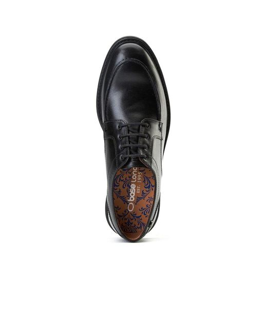 Base London Black Surrey Lace Up Shoes for men