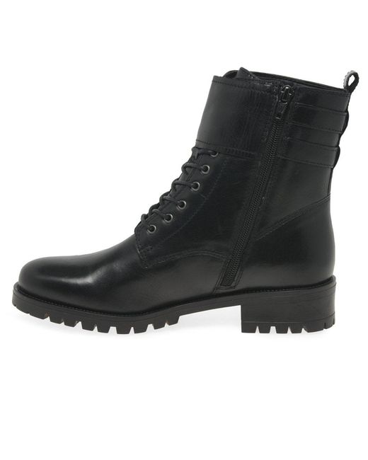 Cara Black Hunt Ii Biker Boots