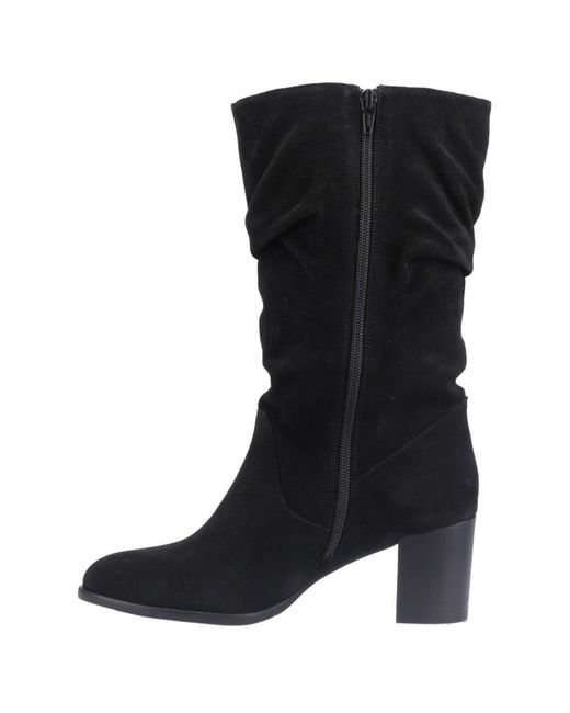 Hush Puppies Black Cosima Knee High Boots