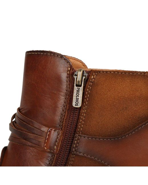 Pikolinos Brown Suzy Ankle Boots