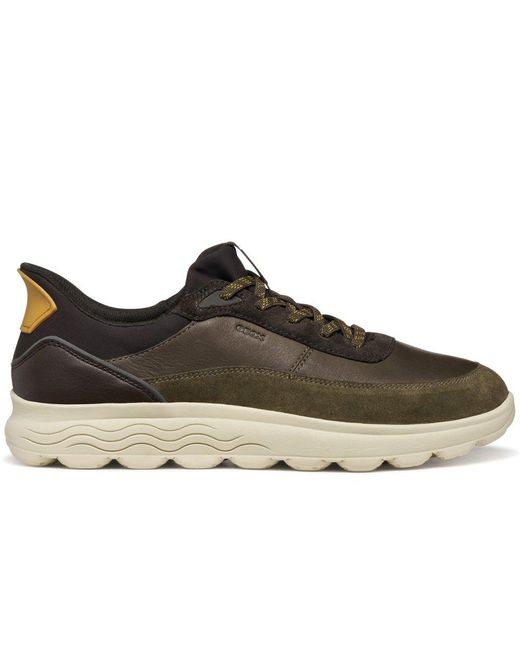 Geox Brown U Spherica Plus Trainers for men
