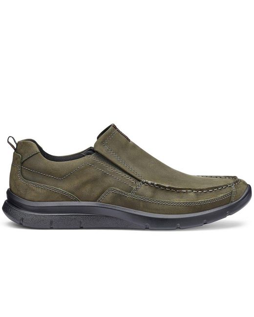 Hotter Brown Boost Slip On Shoes for men