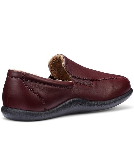 Hotter Purple Relax Warm Lined Slippers for men